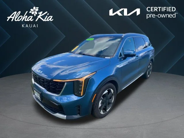 Certified Used 2025 Blue Kia SX Prestige image 1