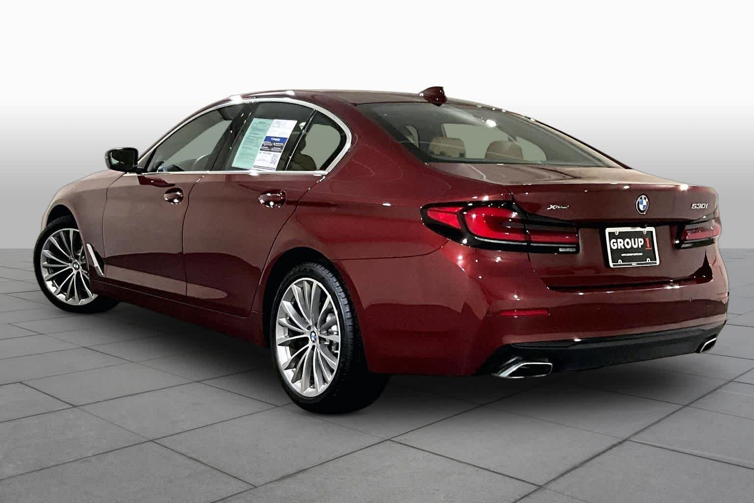 Used 2023 Aventurin Red Metallic BMW 530i xDrive image 22