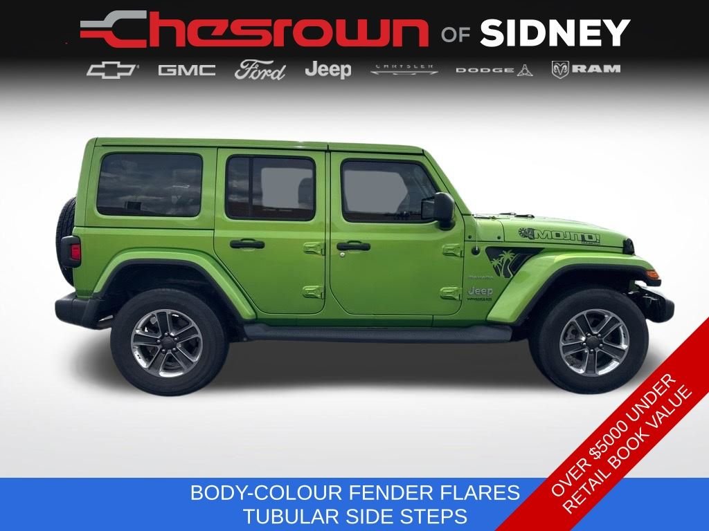 Used 2019 Green Jeep Unlimited Sahara image 6