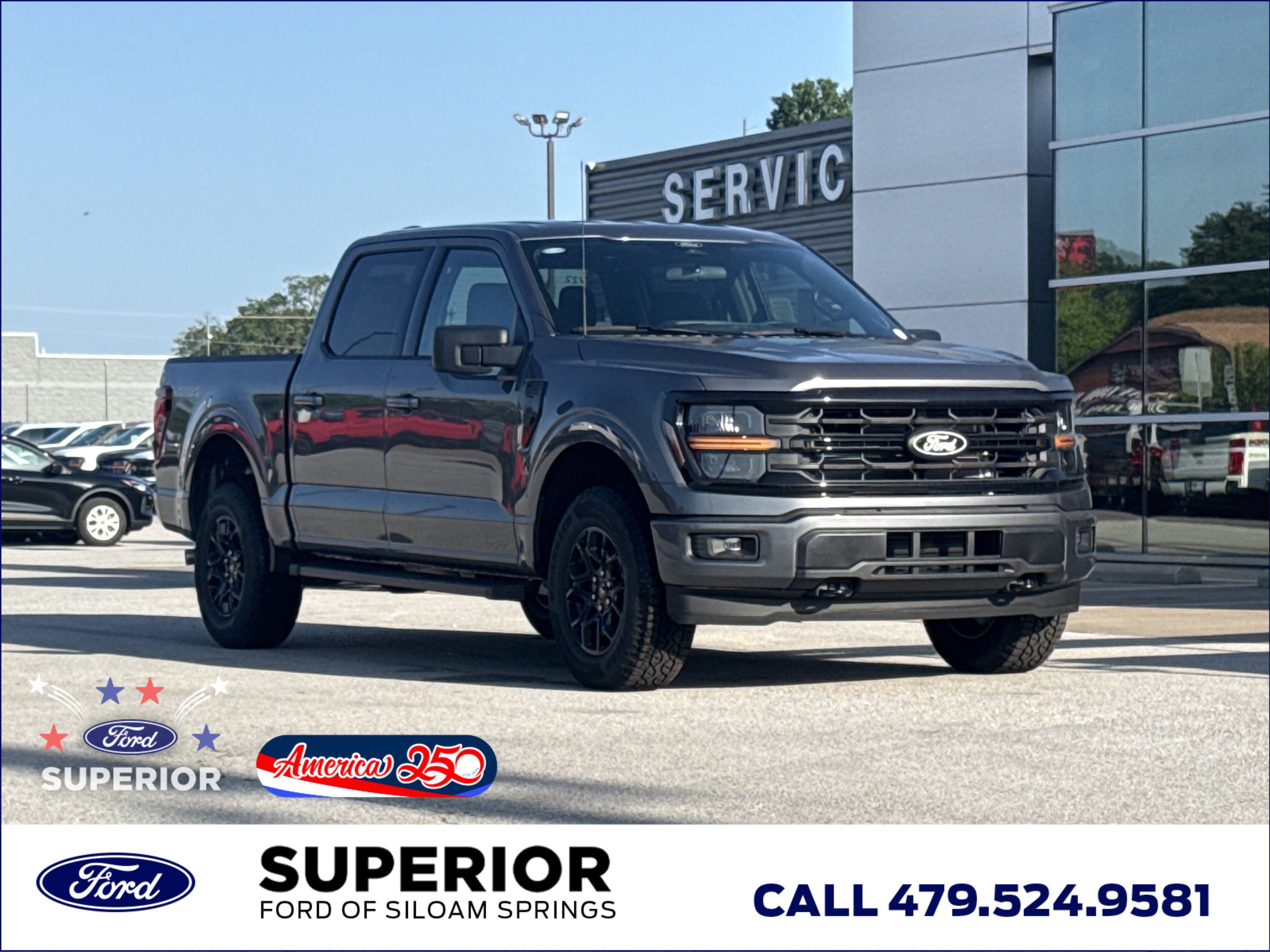 New 2026 Carbonized Gray Metallic Ford XLT 4WD image 1