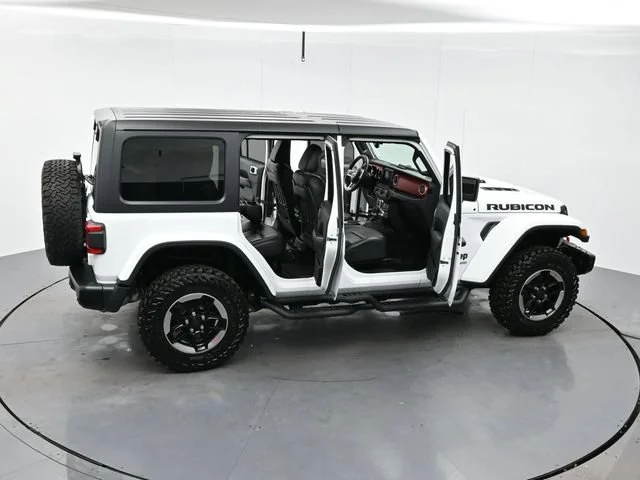 Used 2018 Bright White Clearcoat Jeep Rubicon image 42
