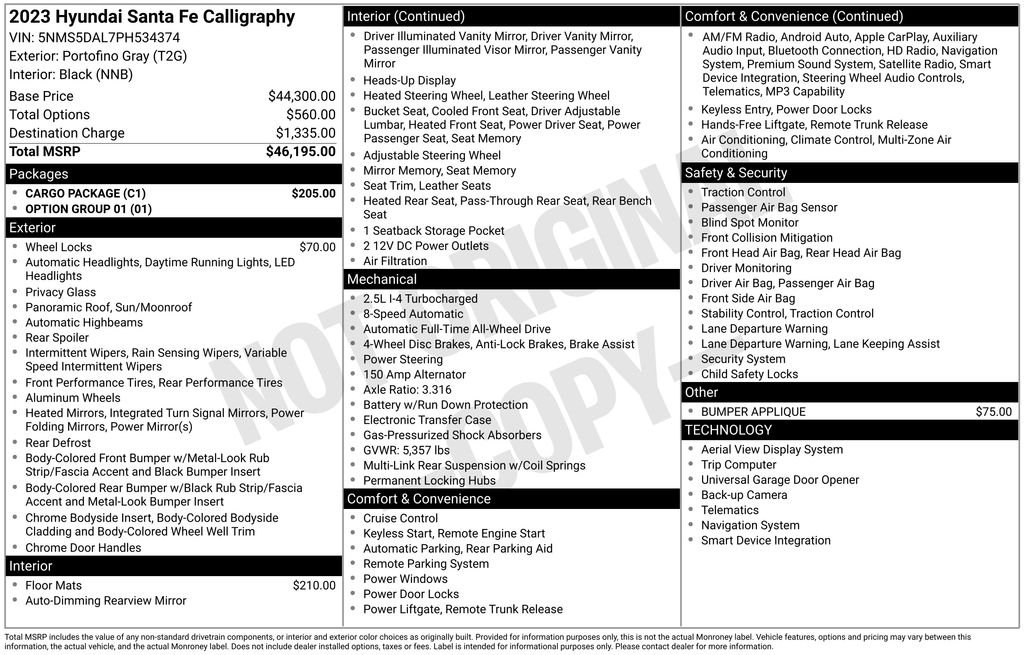 Used 2023 Gray Hyundai Calligraphy image 1