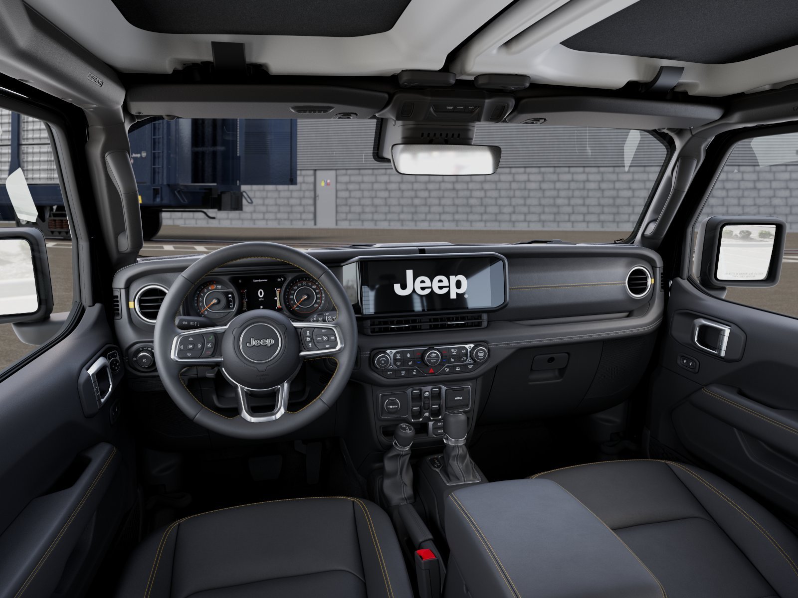 New 2026 Black Clear-Coat Exterior Paint Jeep Sahara image 8