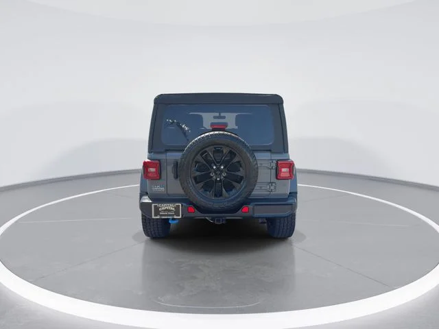 Used 2022 Gray Jeep Unlimited Sahara 4xe image 7