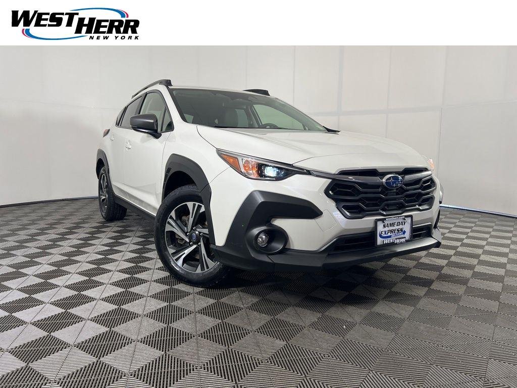 Used 2024 Crystal White Pearl Subaru Premium image 1