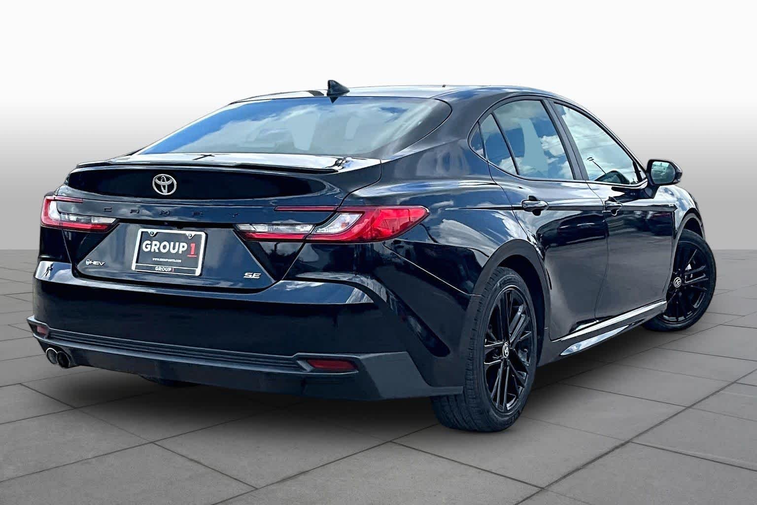 Used 2025 Midnight Black Metallic Toyota SE image 13