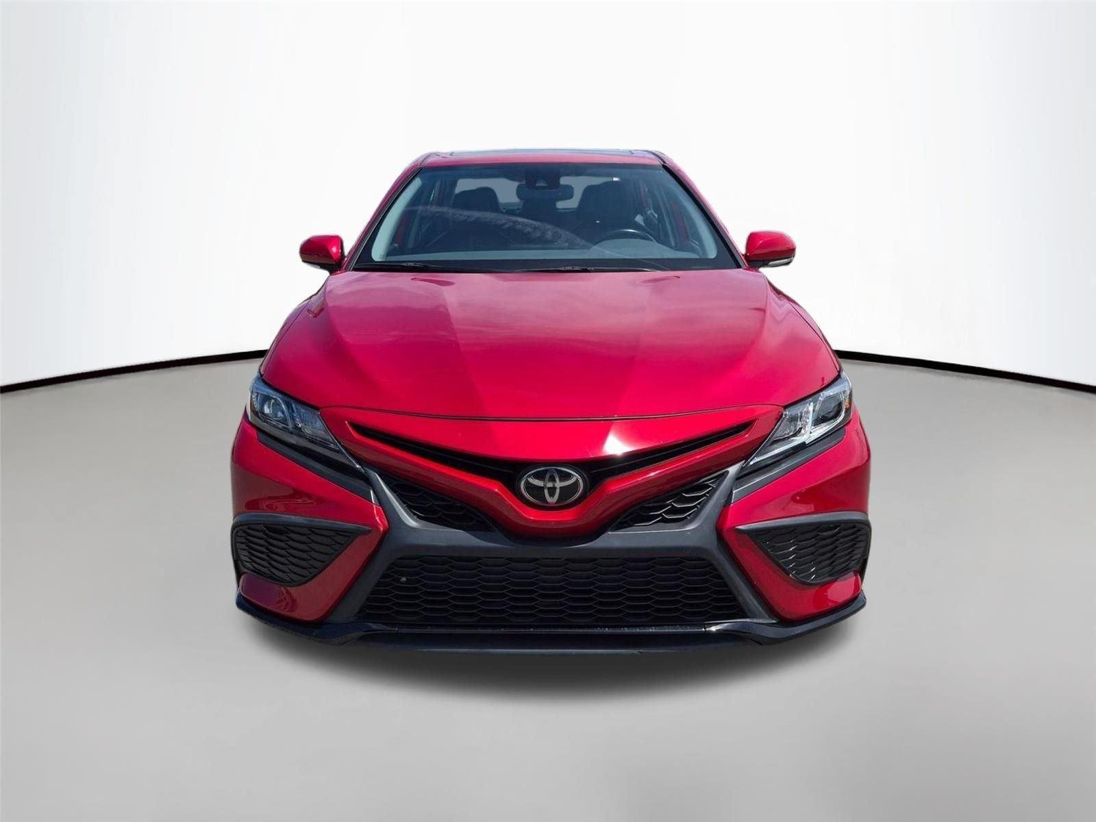 Used 2024 Supersonic Red Toyota SE image 2