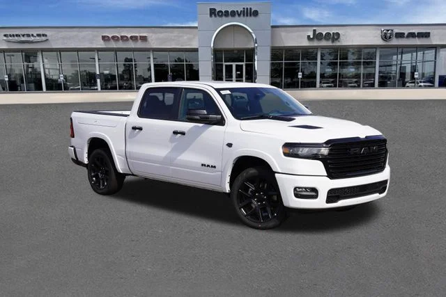 New 2027 Bright White Clear-Coat Exterior Paint RAM Laramie image 1