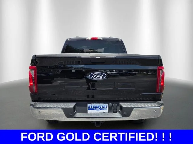 Certified Used 2025 Black Metallic Ford XLT image 4