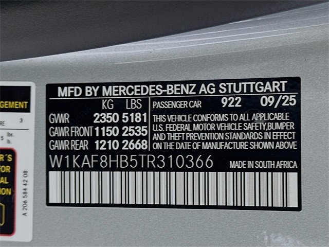 2026 Mercedes-Benz C-Class Sedan AMG C43 - Photo 62