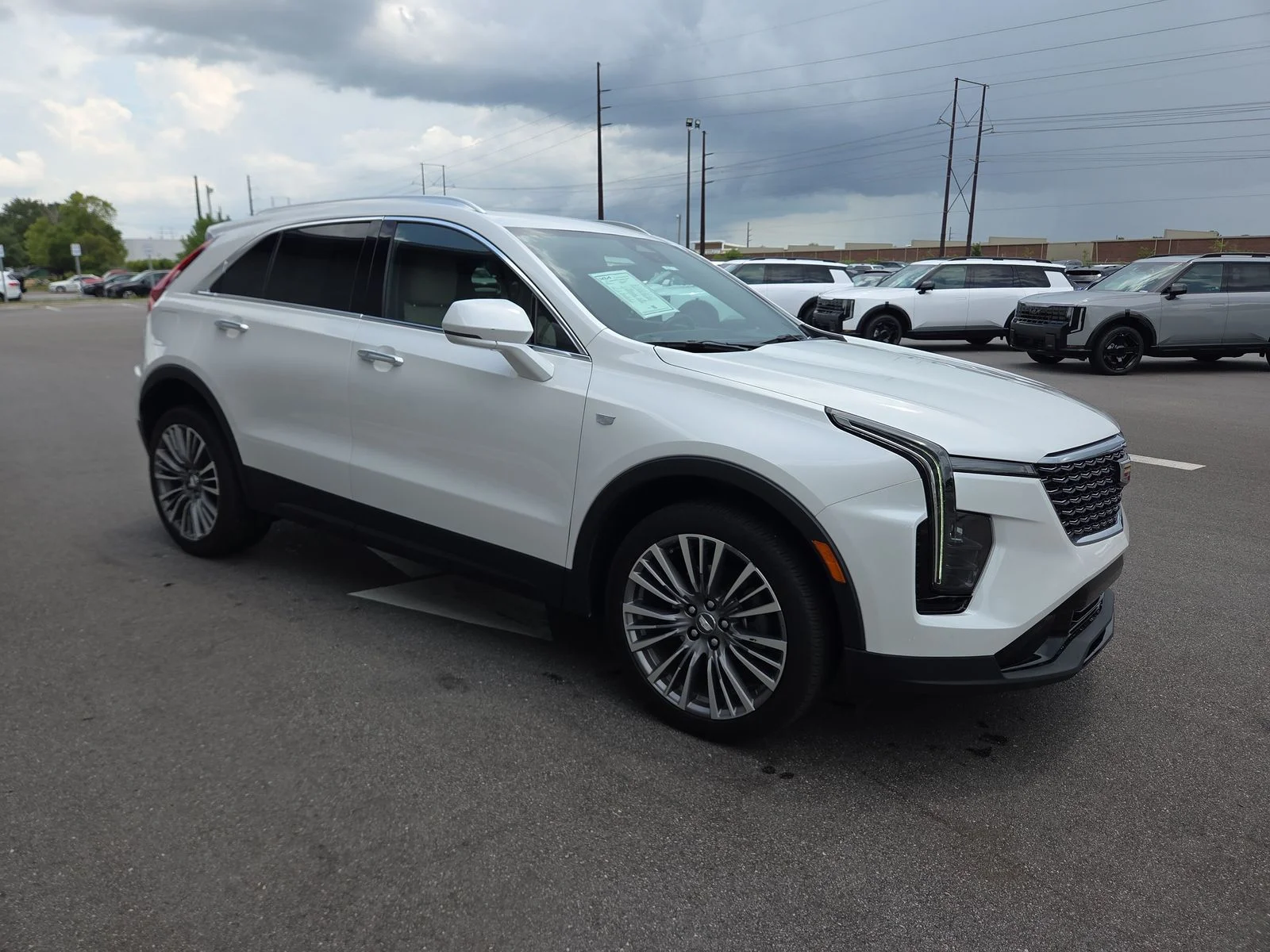 Used 2024 Crystal White Tricoat Cadillac Premium Luxury image 7