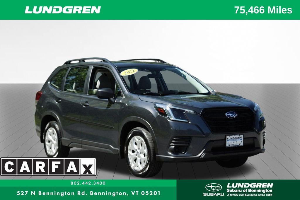 Used 2022 Gray Subaru Base image 1