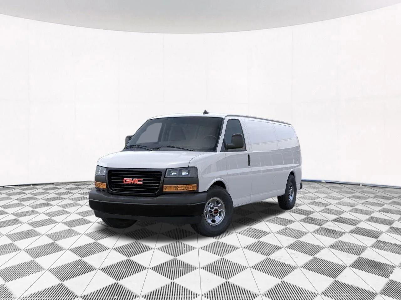 New 2025 Summit White GMC Work Van image 2