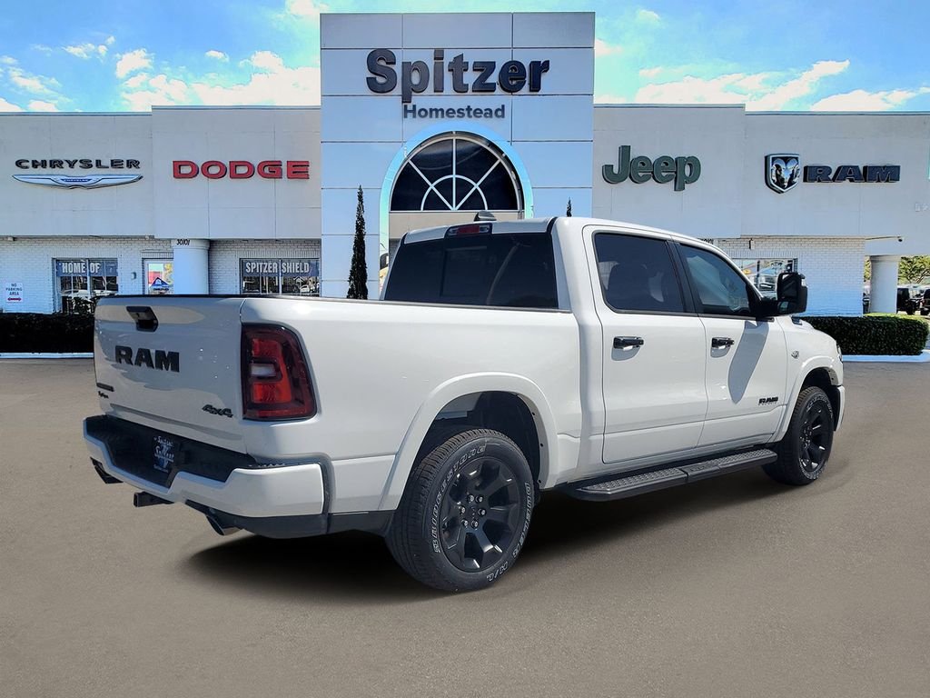 New 2026 Bright White Clear-Coat Exterior Paint RAM Big Horn/Lone Star image 2