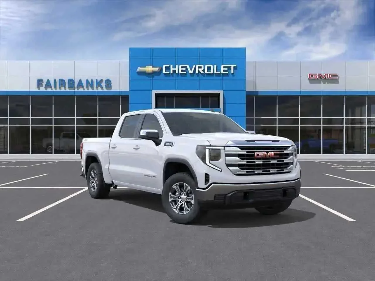New 2026 Summit White GMC SLE image 1