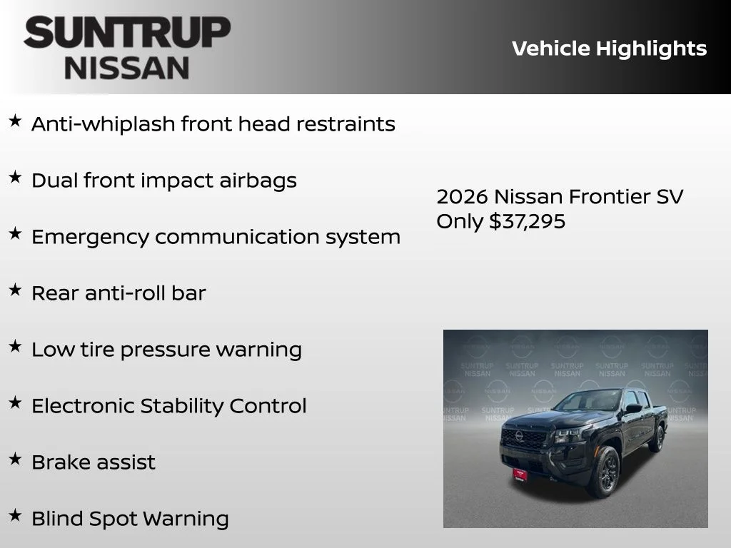 New 2026 Black Nissan SV image 23