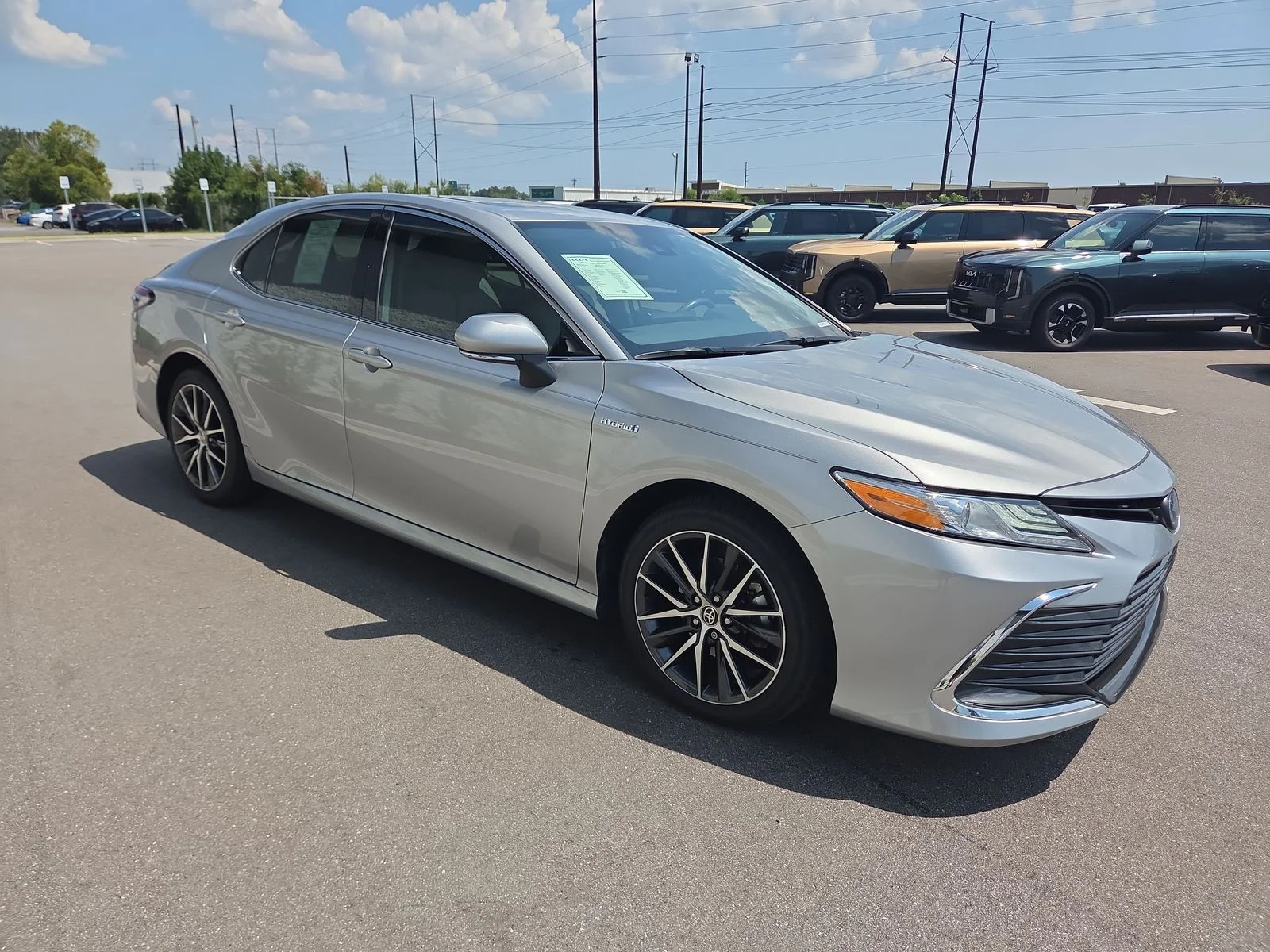 Used 2021 Celestial Silver Metallic Toyota XLE image 8