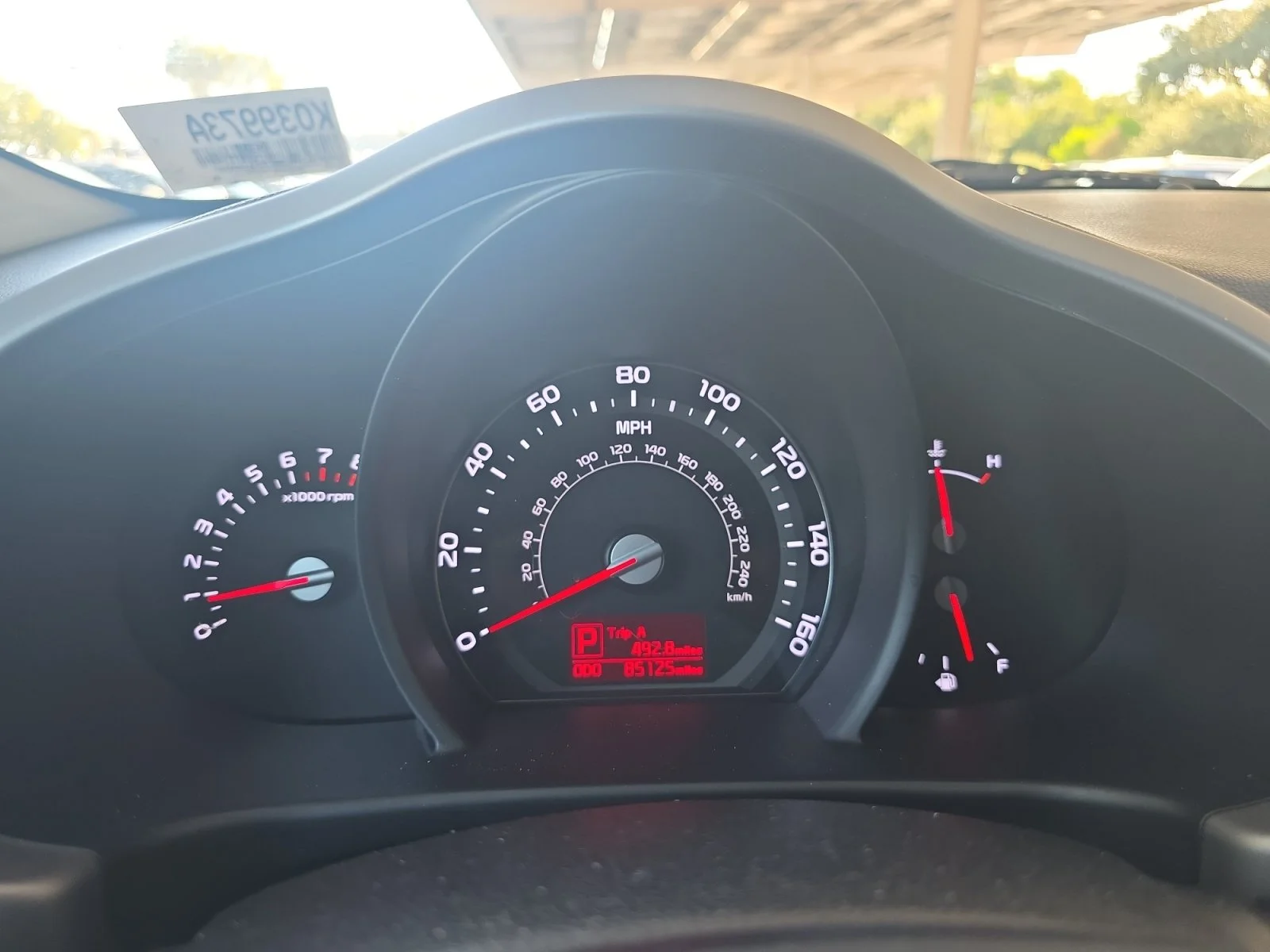 Used 2015 Bright Silver Kia LX image 18