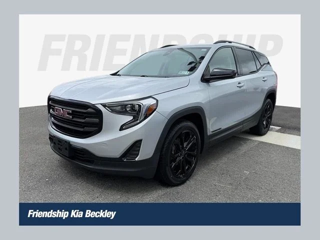 Used 2021 Silver GMC SLE image 1