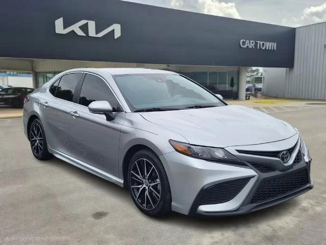 Used 2024 Silver Toyota SE image 1