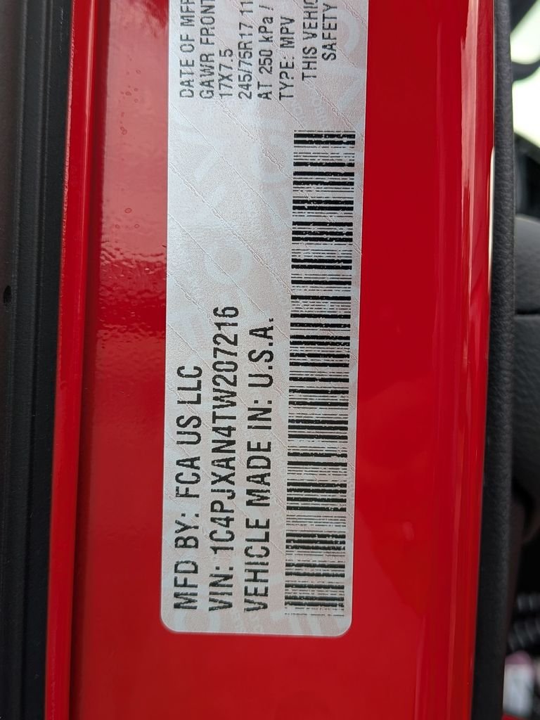 New 2026 Firecracker Red Clear-Coat Exterior Paint Jeep Sport image 28
