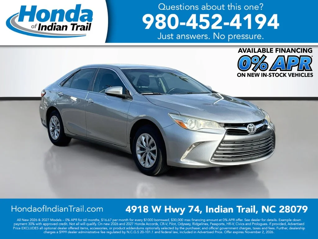 Used 2017 Celestial Silver Metallic Toyota LE image 1