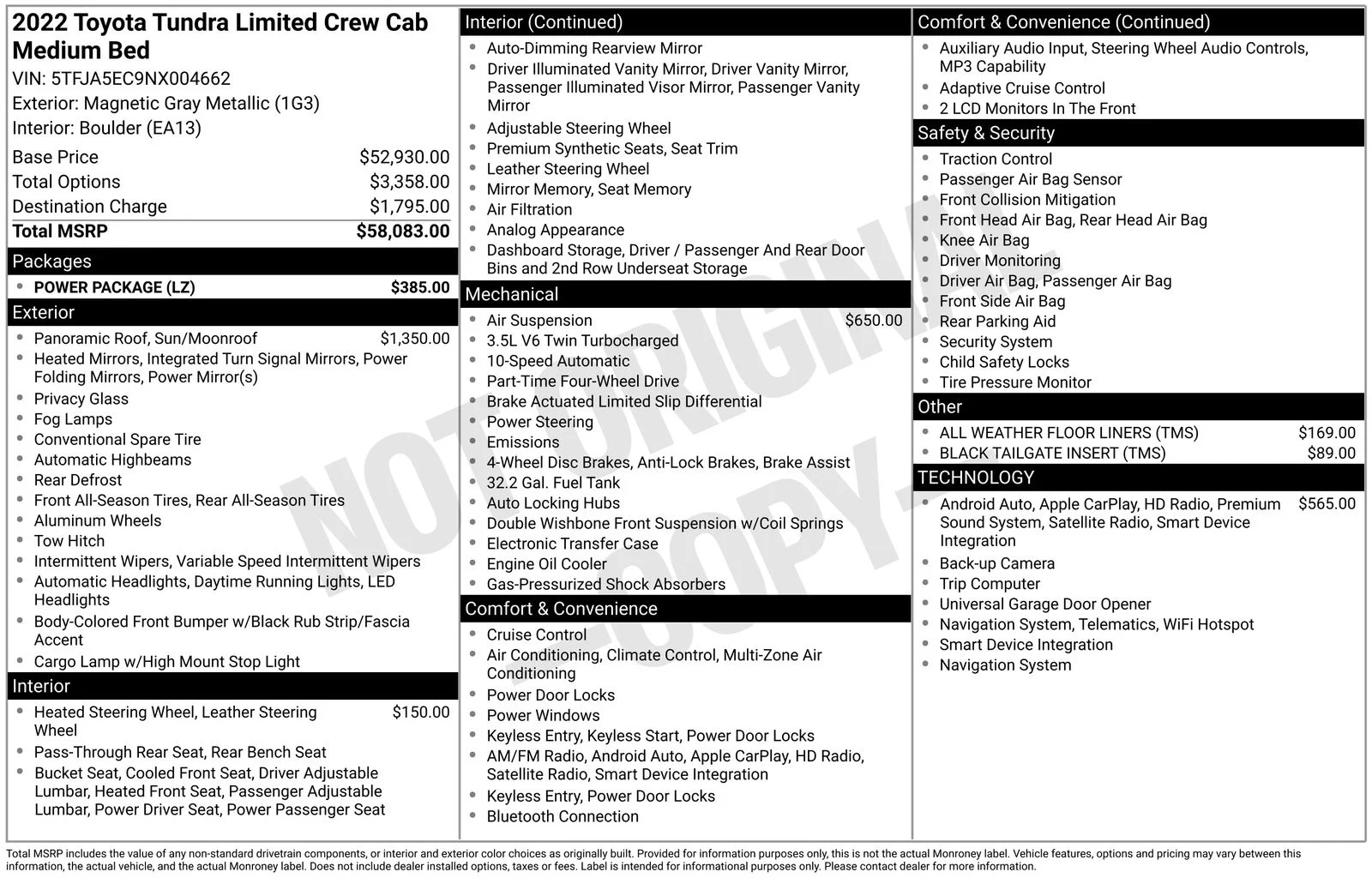 Used 2022 Gray Toyota Limited image 10