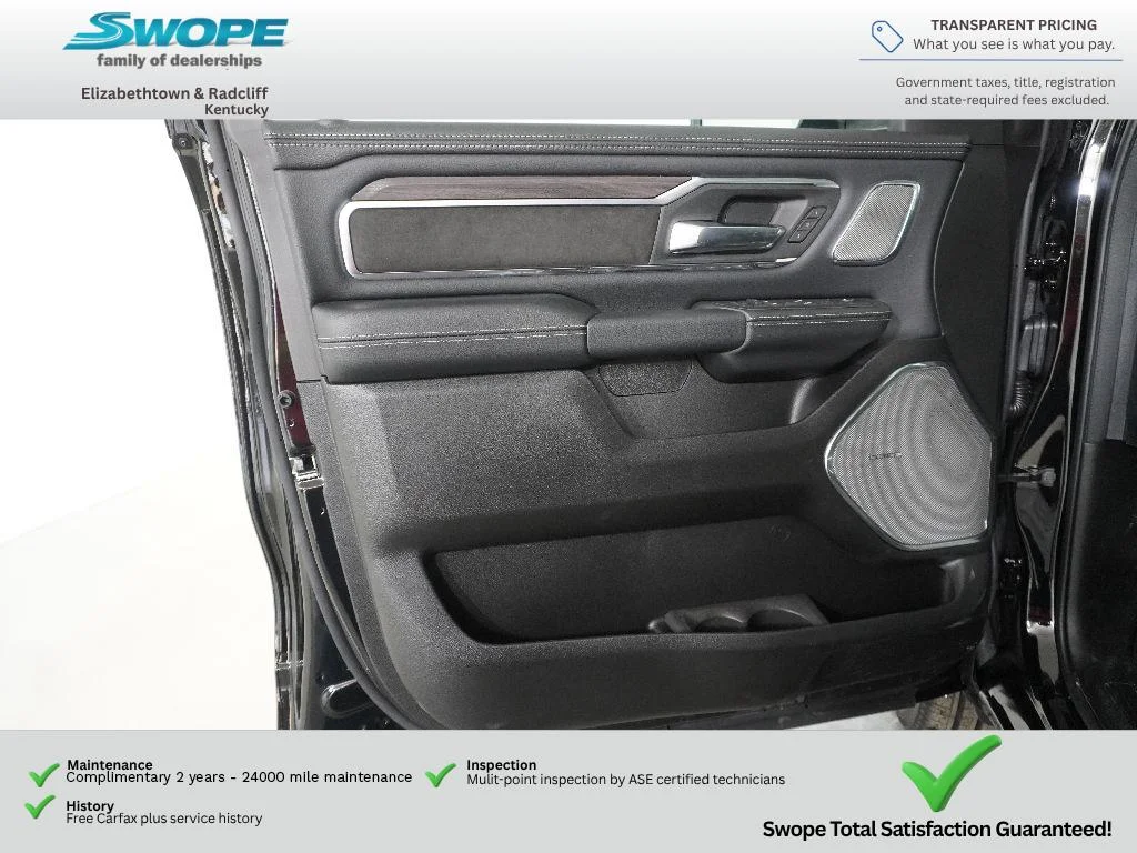New 2026 Diamond Black Crystal Pearl-Coat Exterior Paint RAM Laramie image 13
