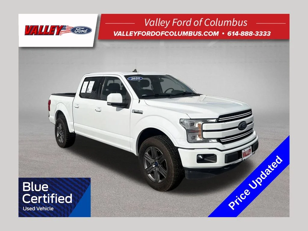Used 2020 White Ford Lariat image 1