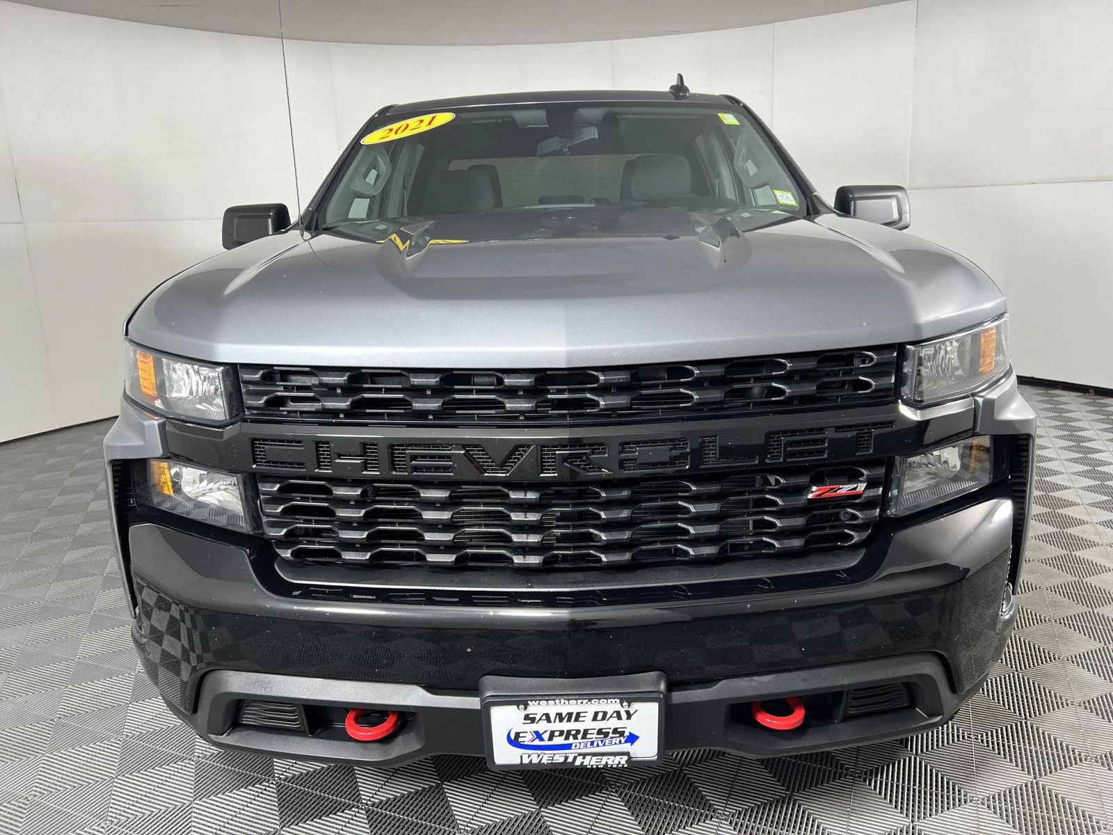 Used 2021 SATIN STEEL METALLIC Chevrolet Custom Trail Boss image 30