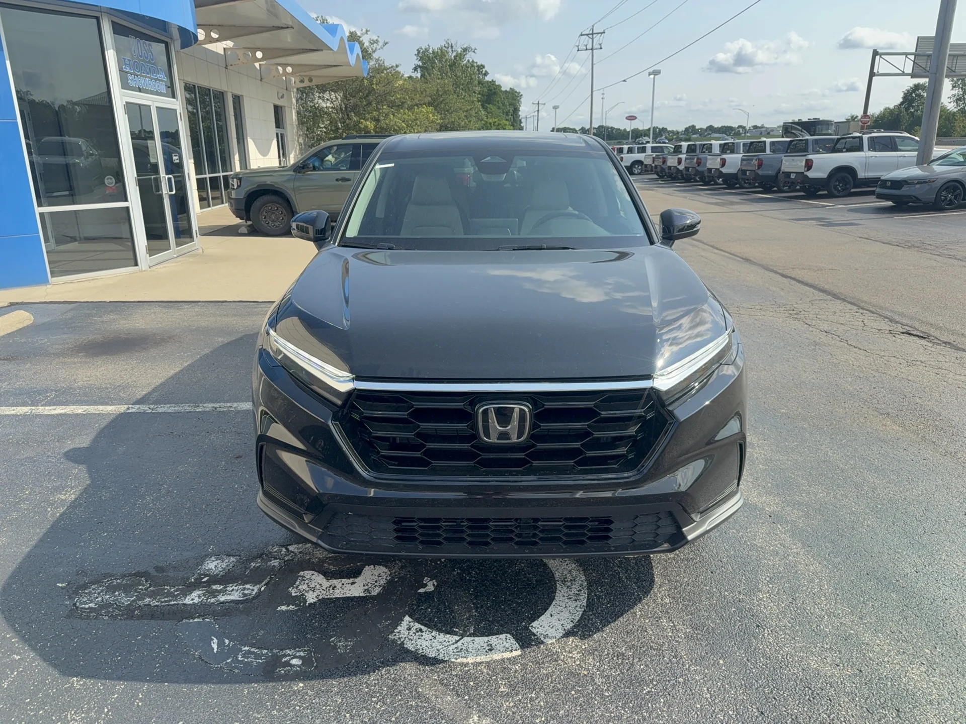 New 2026 Crystal Black Pearl Honda EX image 2