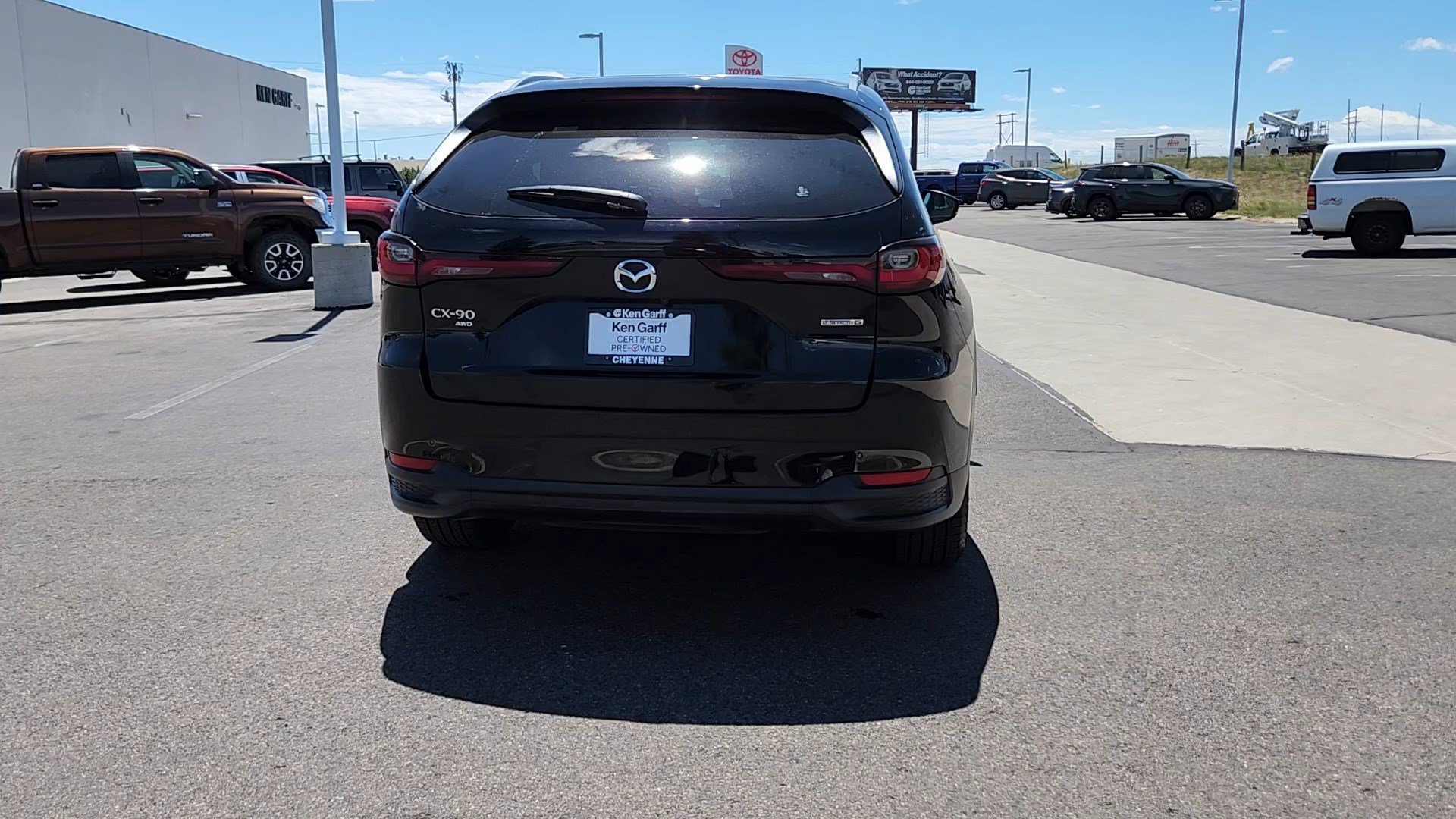Used 2025 Jet Black Mica Mazda Preferred Package image 3
