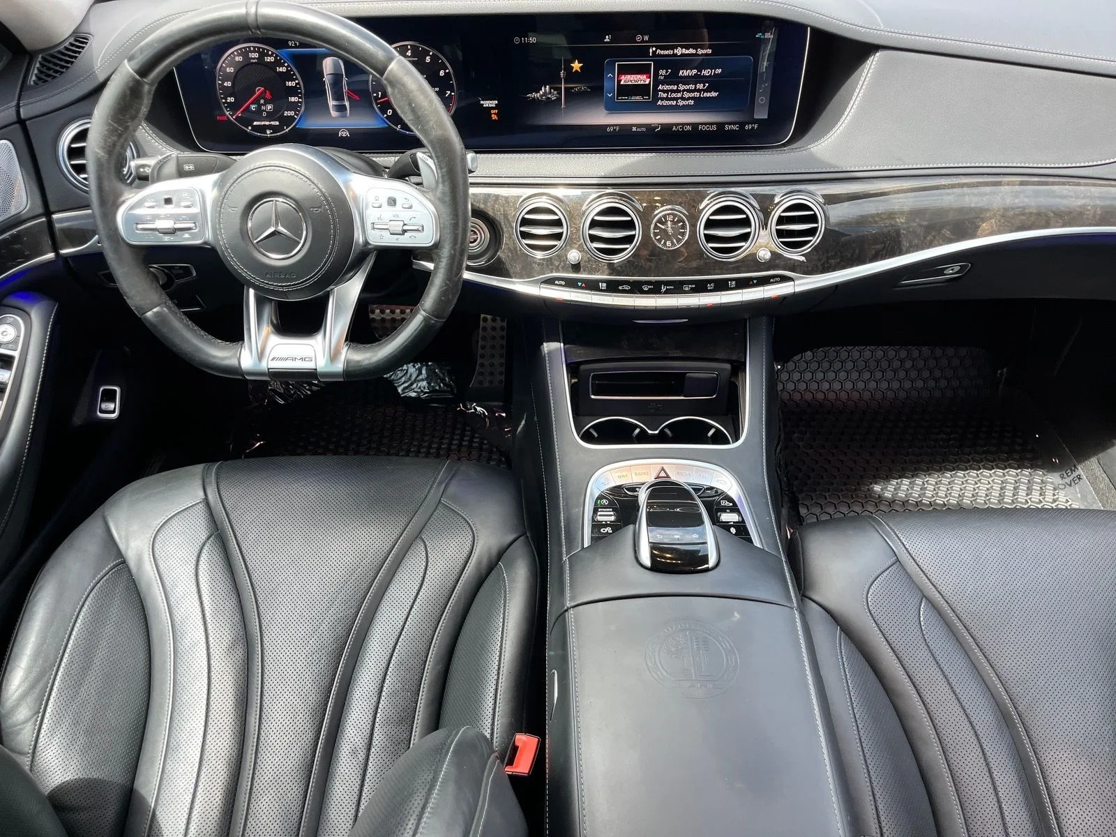 Used 2019 Obsidian Black Metallic Mercedes-Benz S 63 AMG® image 11