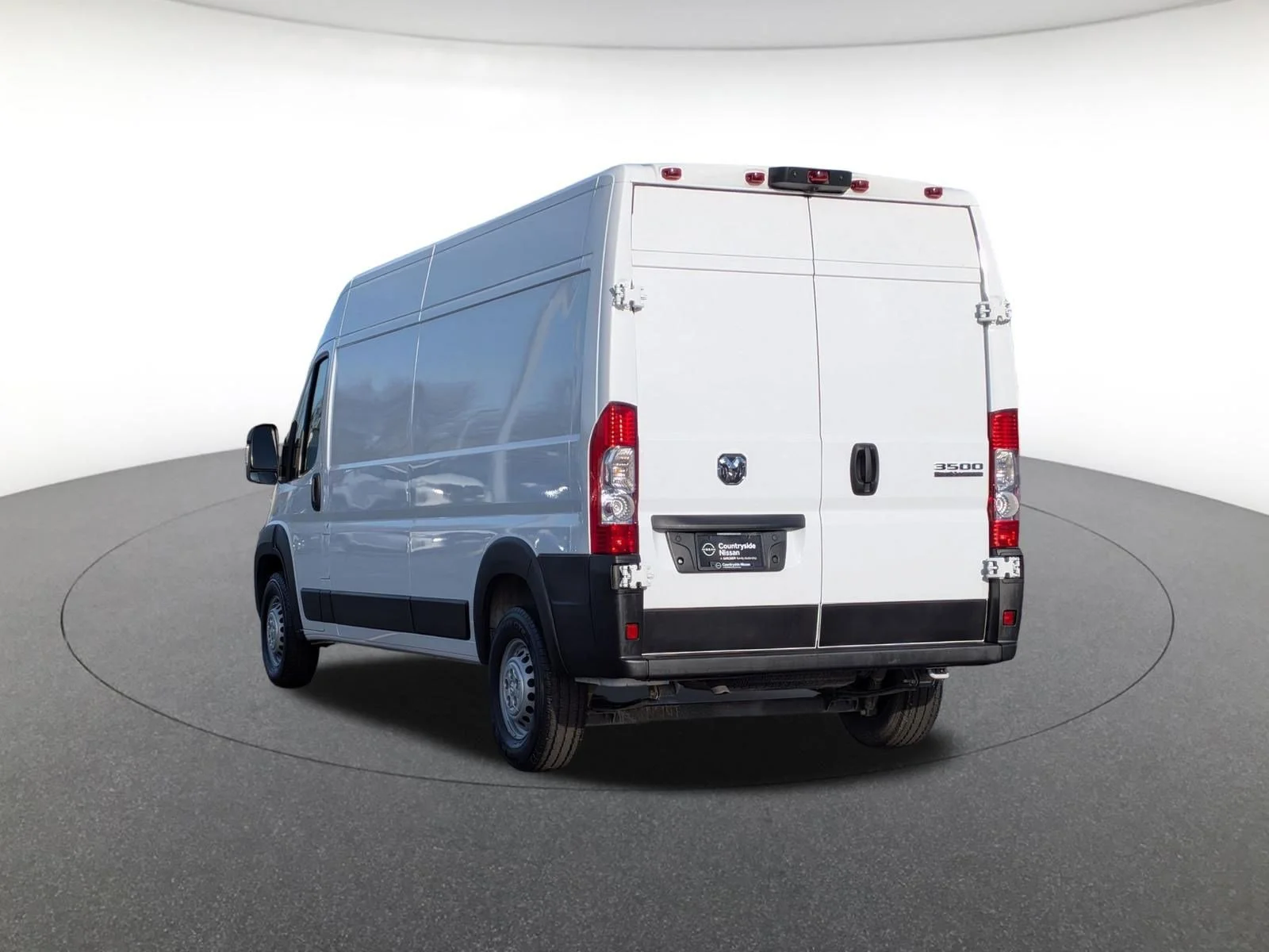 Used 2025 Bright White Clearcoat Ram High Roof image 8