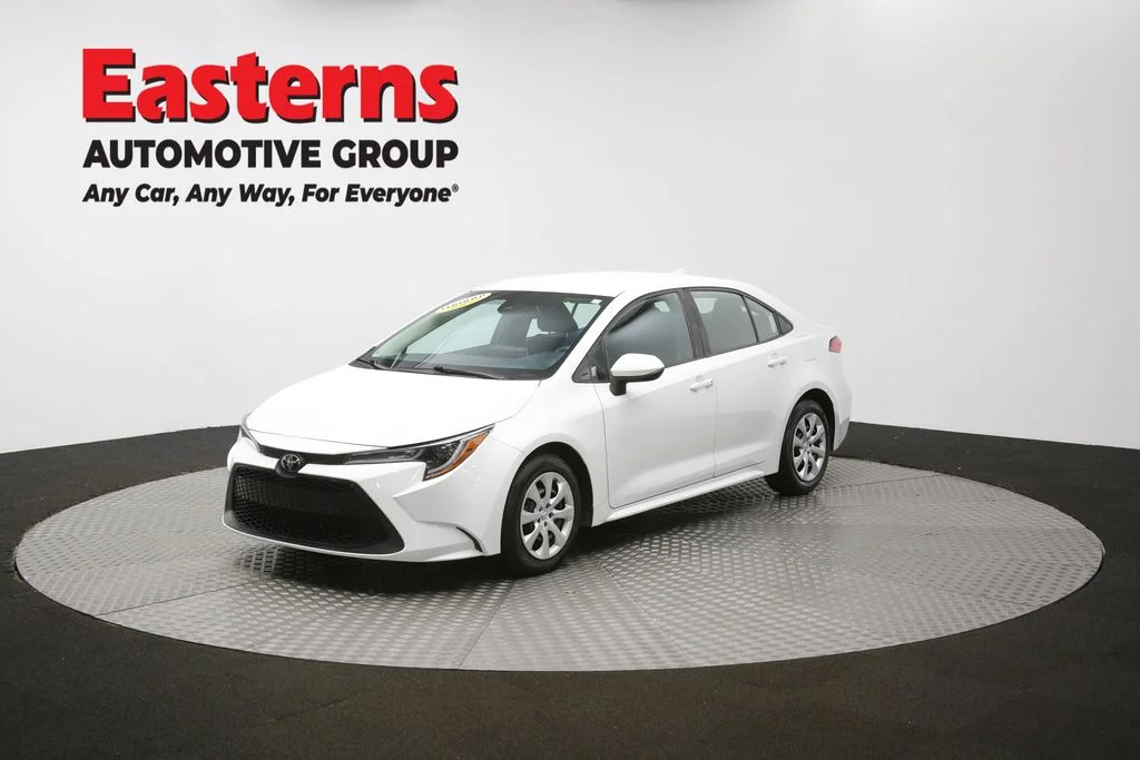Used 2021 White Toyota LE image 51