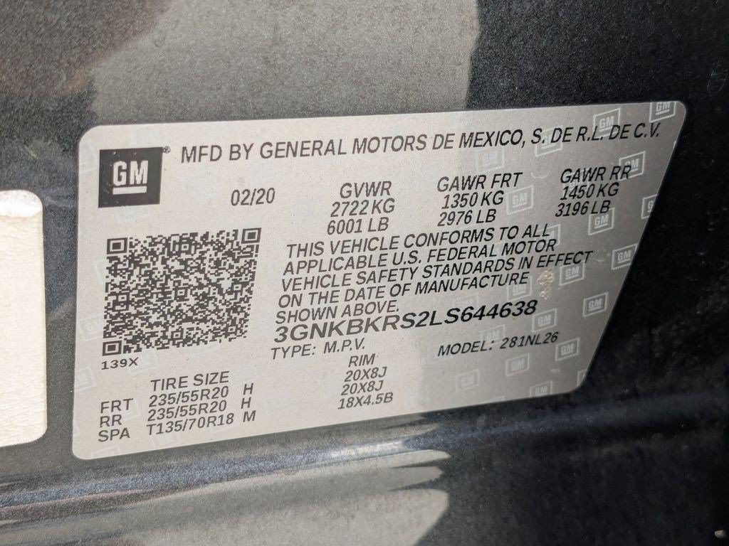 Used 2020 NIGHTFALL GRAY METALLIC Chevrolet RS image 33