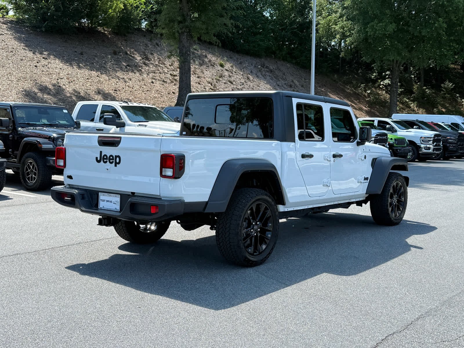 Used 2024 Bright White Clearcoat Jeep Sport image 5