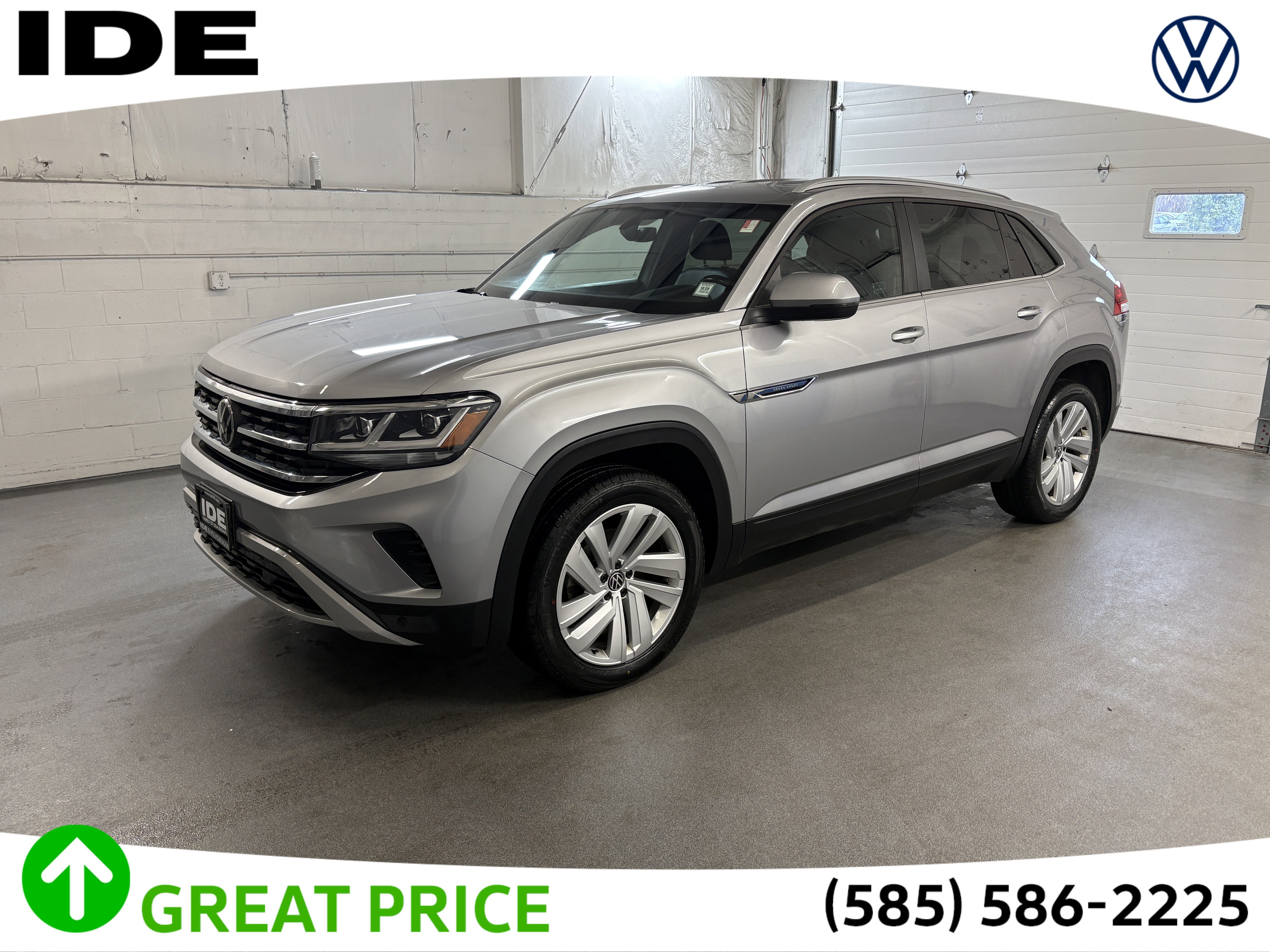 Used 2020 Pyrite Silver Metallic Volkswagen 3.6L V6 SE w/Technology image 1