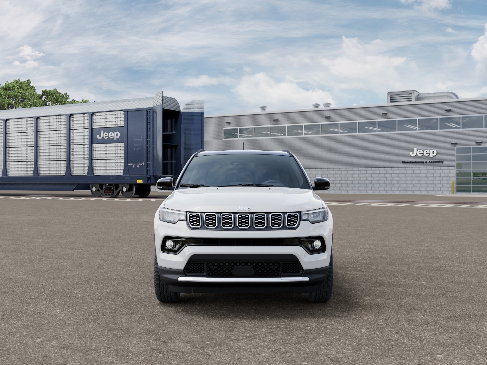 New 2026 Bright White Clear-Coat Exterior Paint Jeep Limited image 6