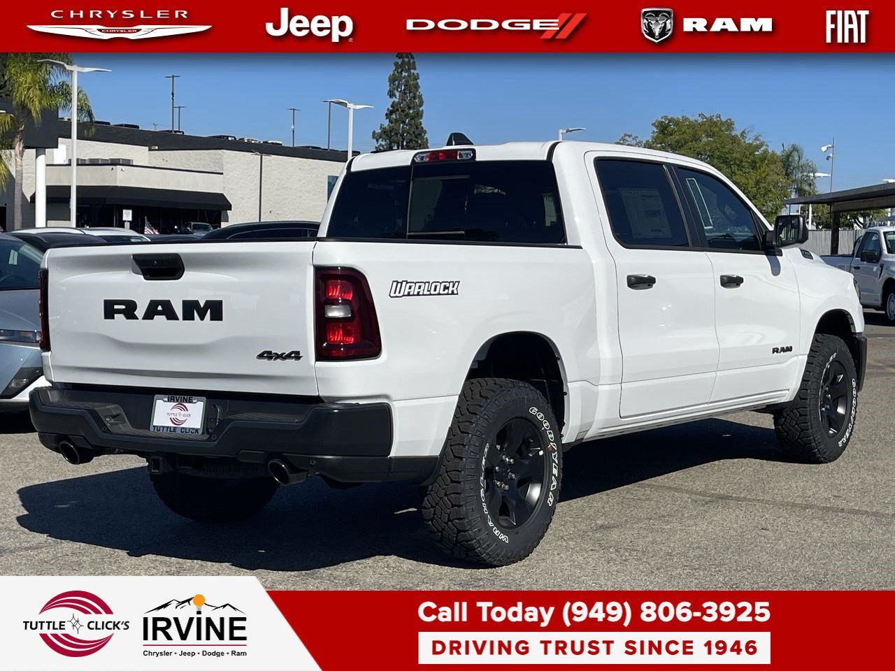 New 2026 Bright White Clear-Coat Exterior Paint RAM Warlock image 6