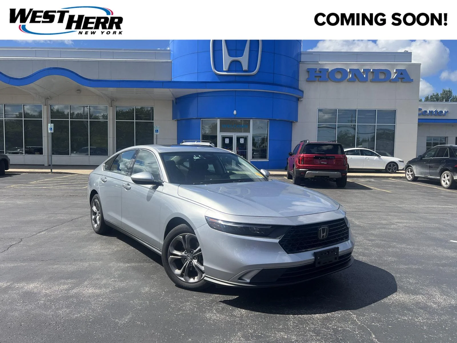 Used 2024 Solar Silver Metallic Honda EX image 1