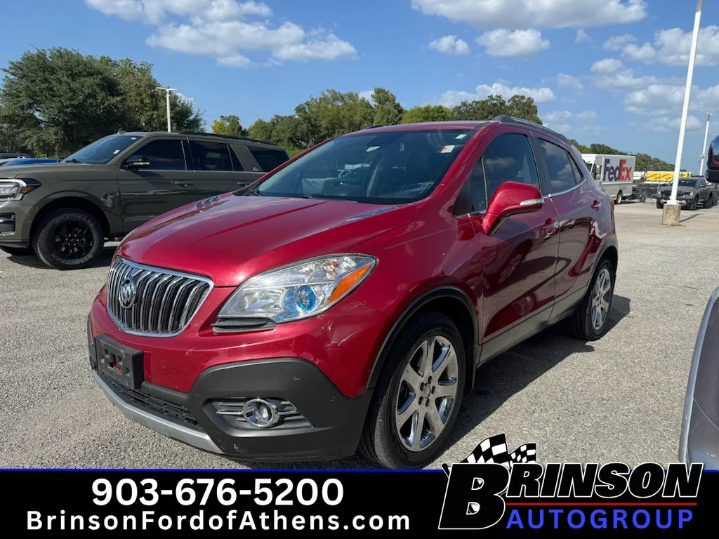 Used 2014 Ruby Red Metallic Buick Leather image 1