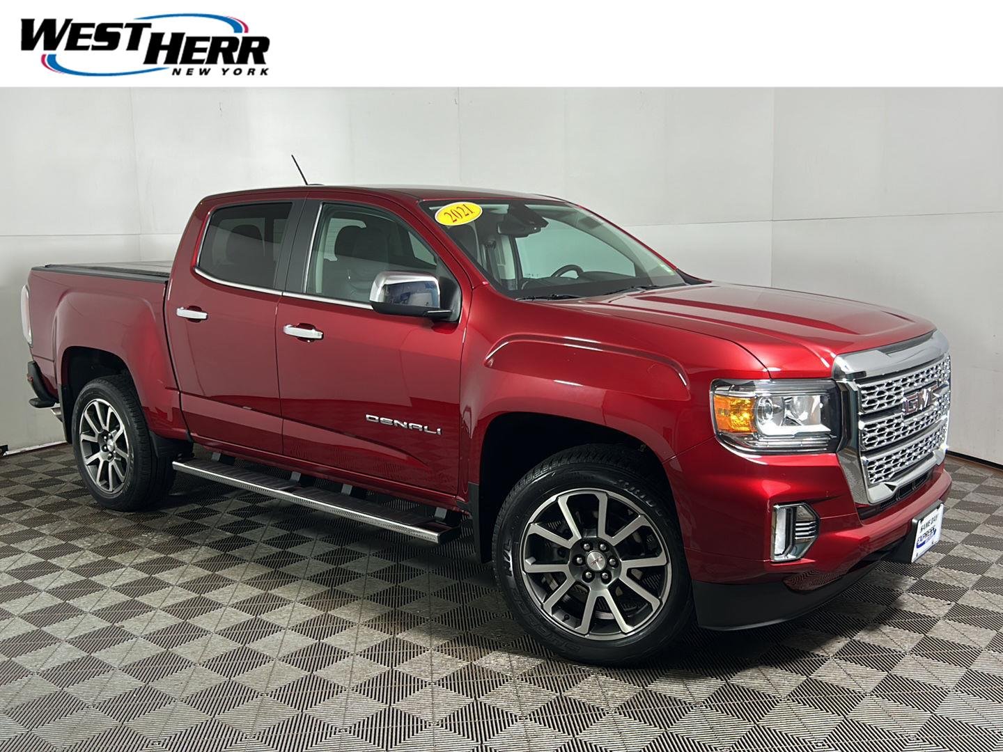 Used 2021 Cayenne Red Tintcoat GMC 4WD Denali image 1