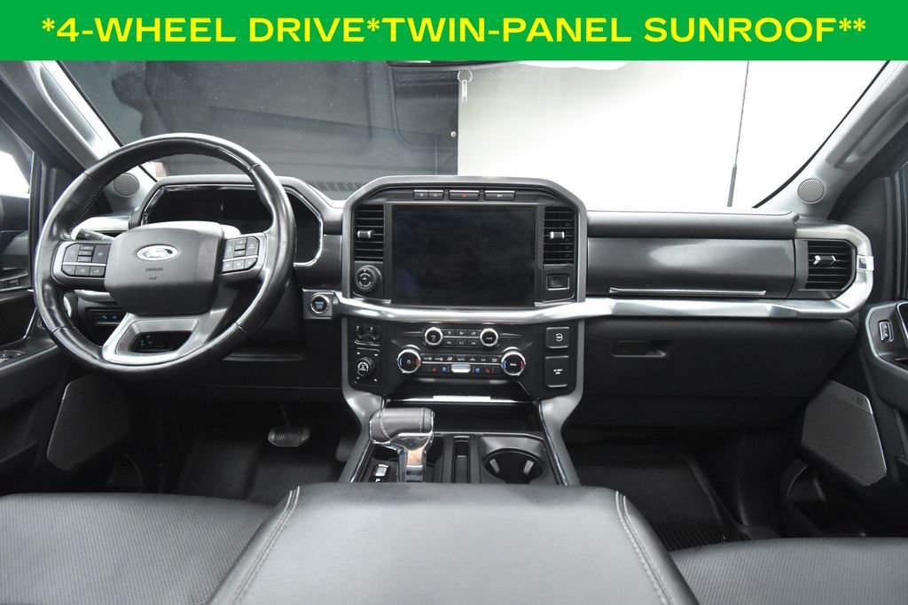 Used 2022 Atlas Blue Metallic Ford Lariat image 3