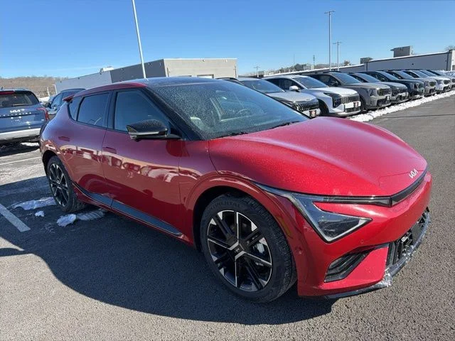Runway Red 2025 Kia EV6 GT-Line AWD SUV / Crossover All-Wheel Drive 1-Speed Automatic