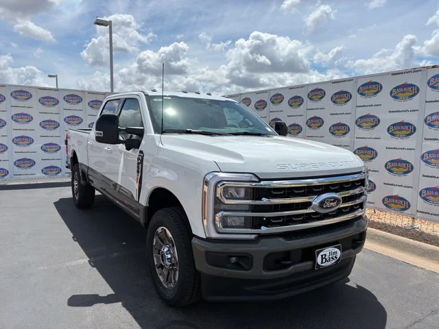 New 2026 Star White Metallic Tri-Coat Ford King Ranch image 2