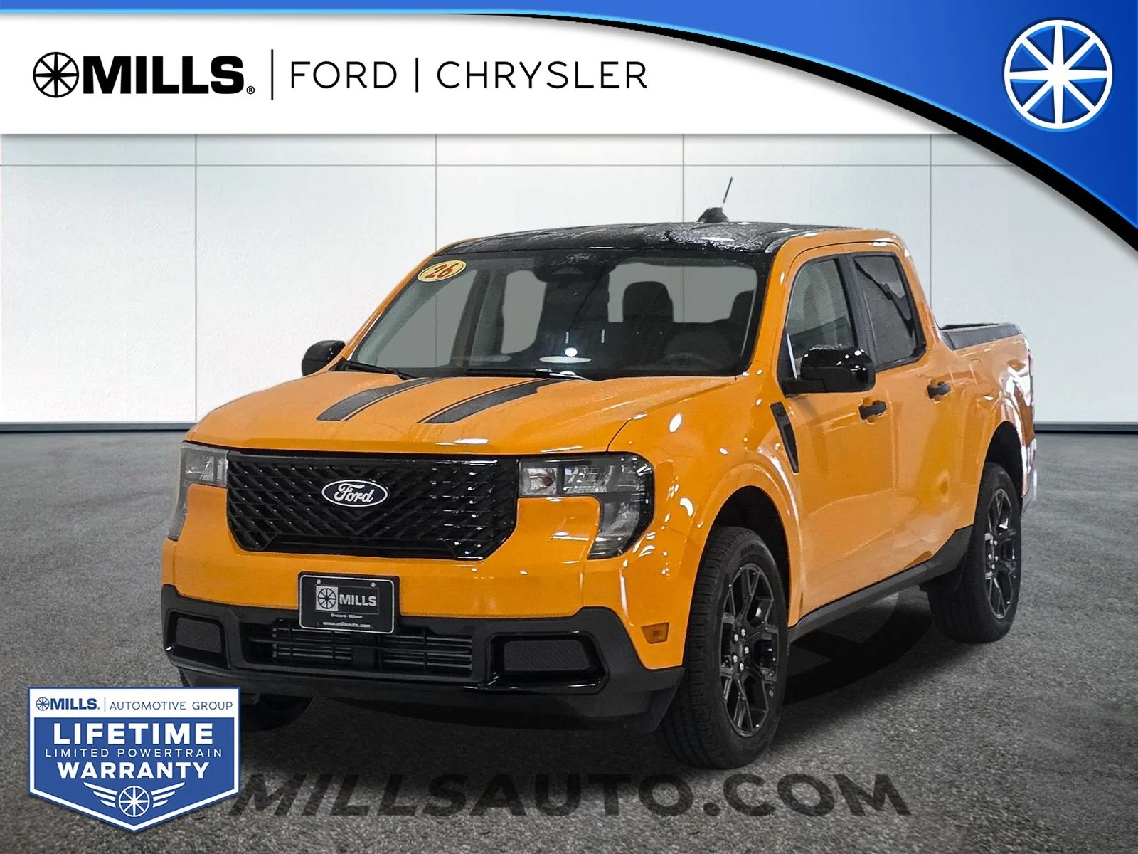 New 2026 Orange Fury Metallic Tri-Coat Ford XLT image 1