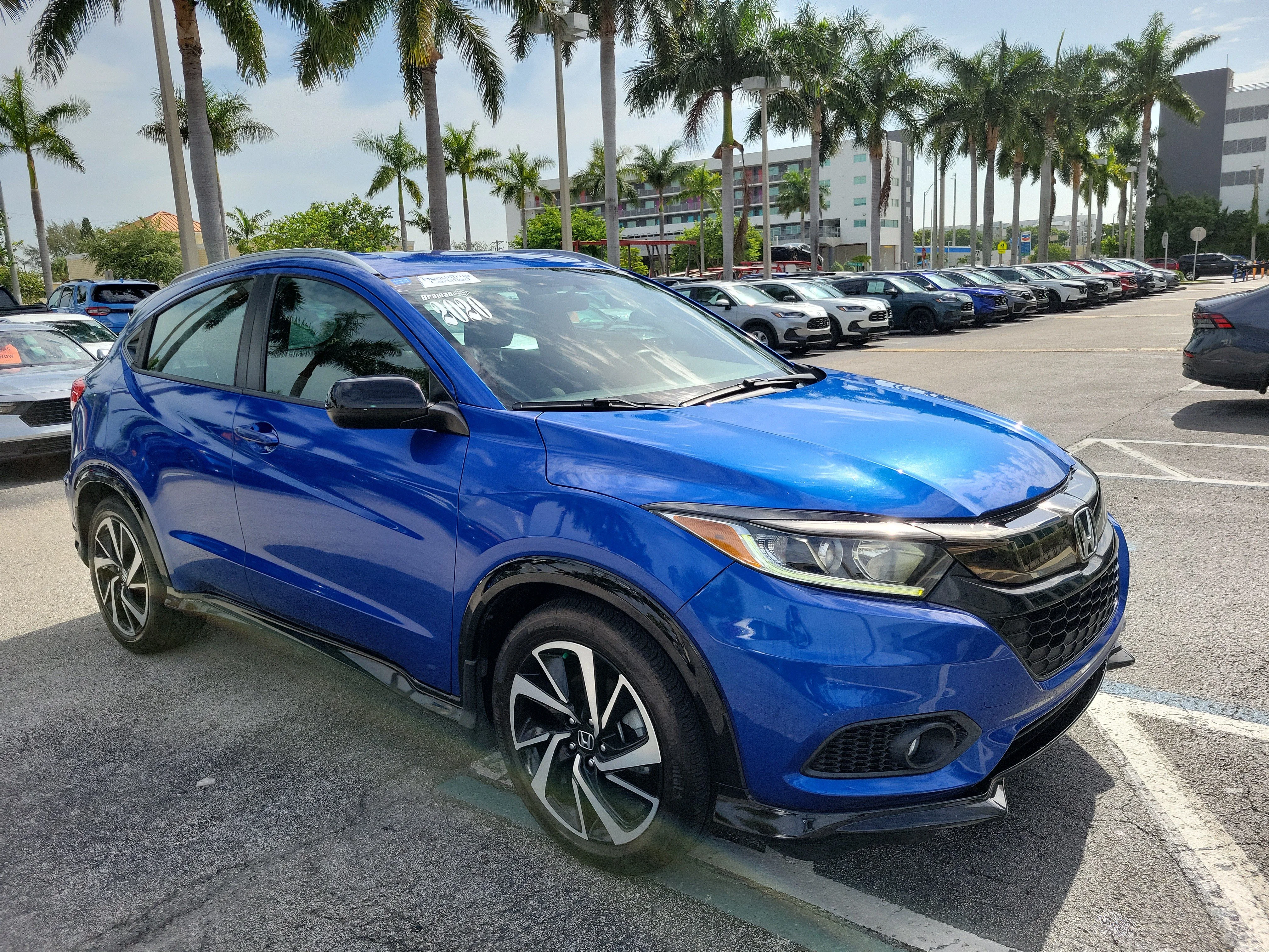 Certified Used 2020 Blue Honda Sport image 2