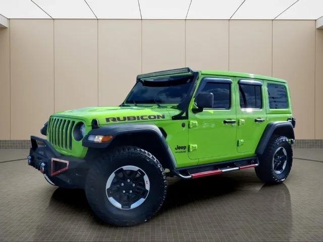 Used 2021 Green Jeep Unlimited Rubicon image 2