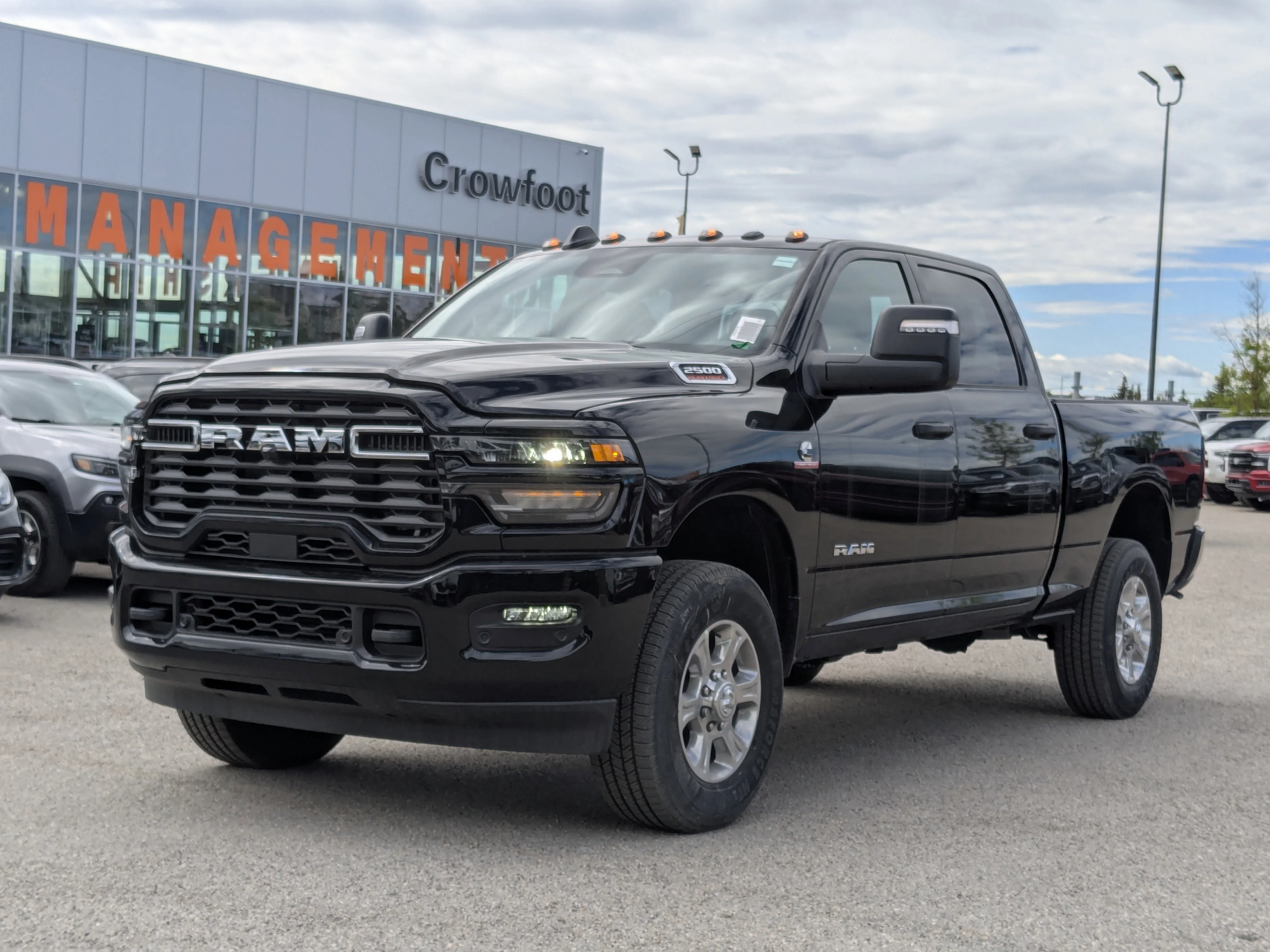 New 2026 Black RAM Big Horn - 6.7L HO Diesel - 12 Nav - Sport App Pkg - 5th Wheel/Gooseneck Prep - Alpine Audio & More image 4